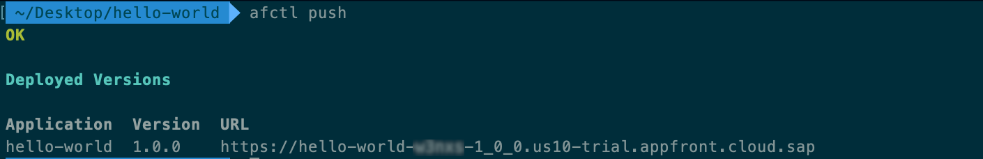 afctl push example