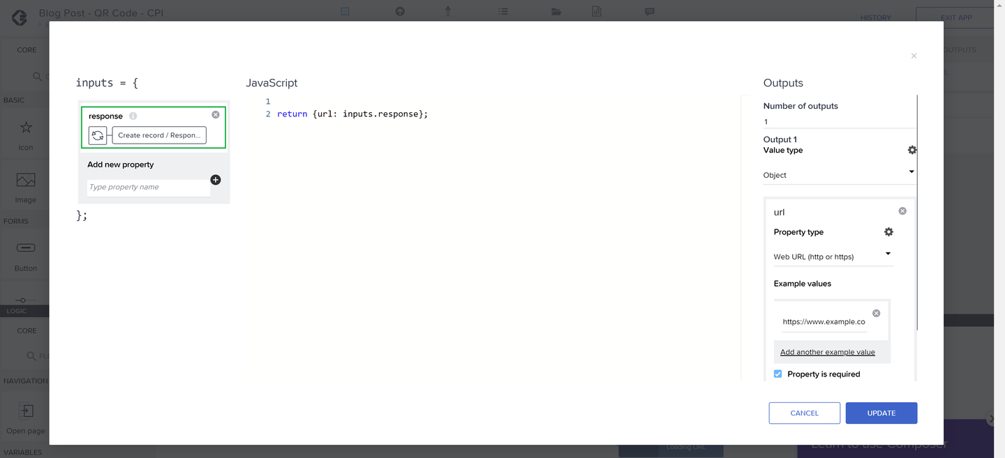 JavaScript Component