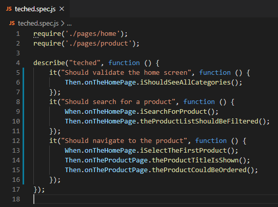 Product Search Test