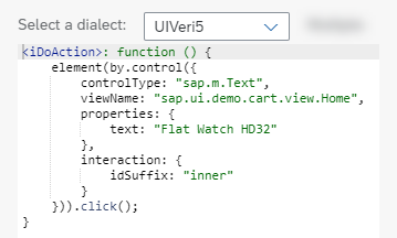 Code Snippet for Title