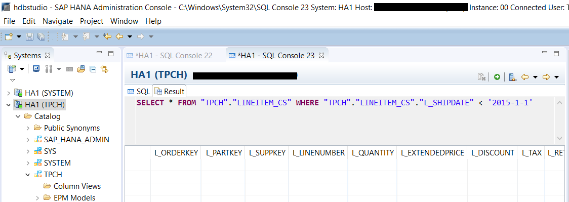 Verify Column Store