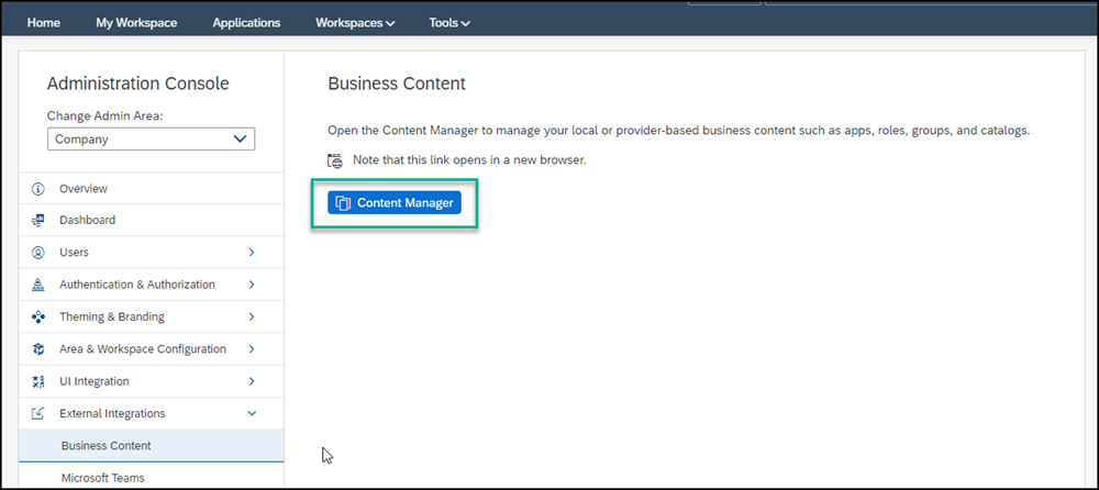 Open Content Manager