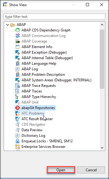 expand ABAP