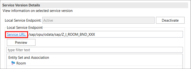 Test service with browser