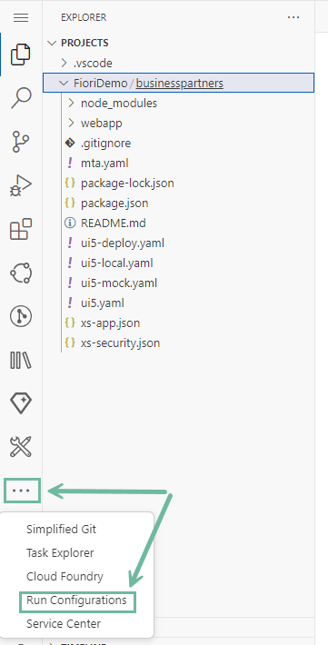 hidden menu entries