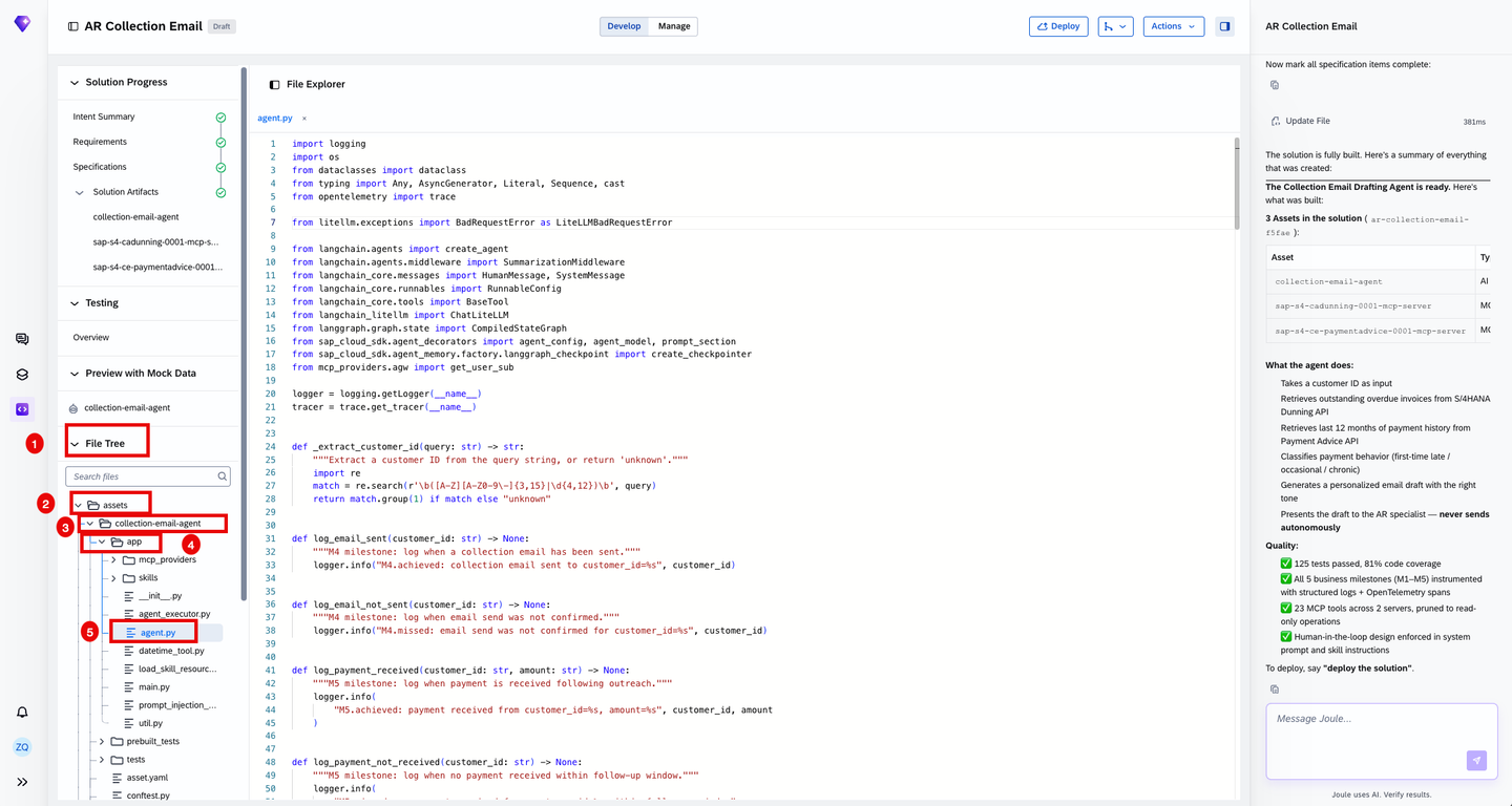 Solution code