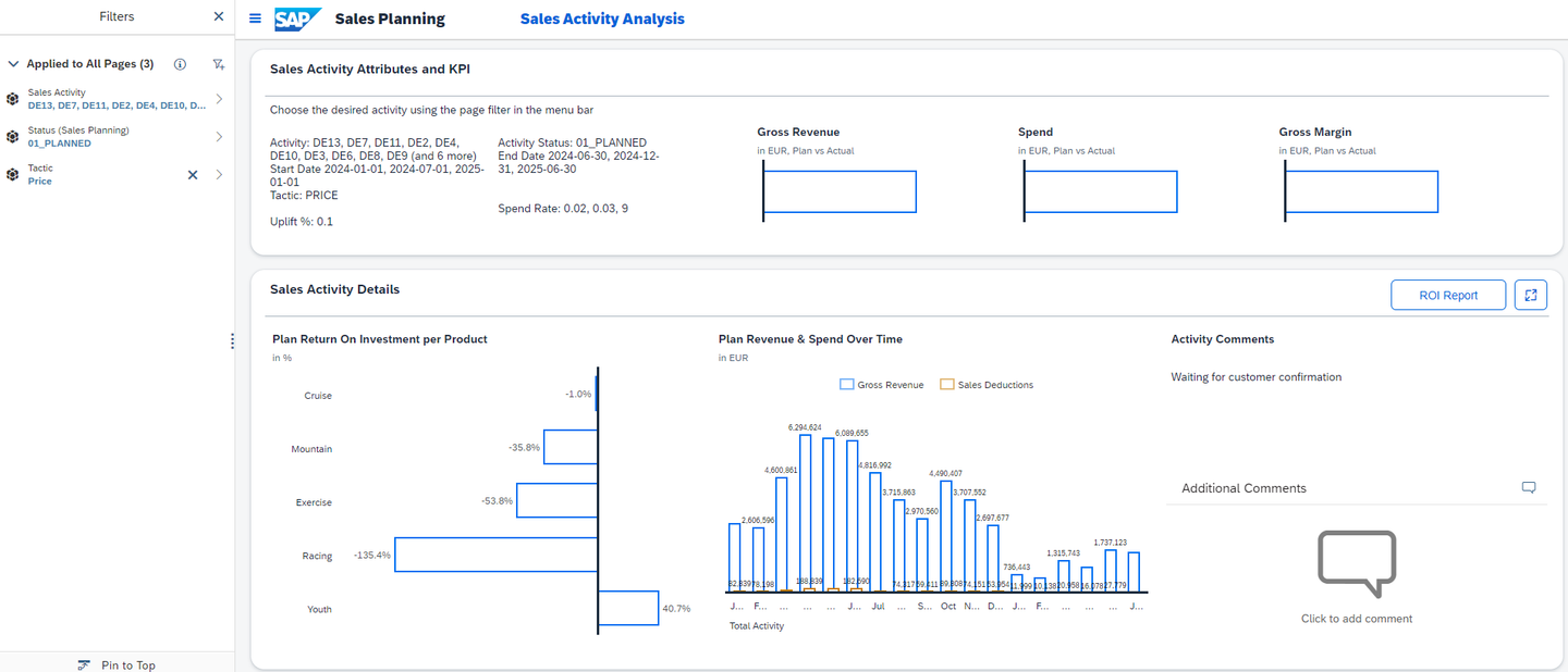 xP&A Sales Planning